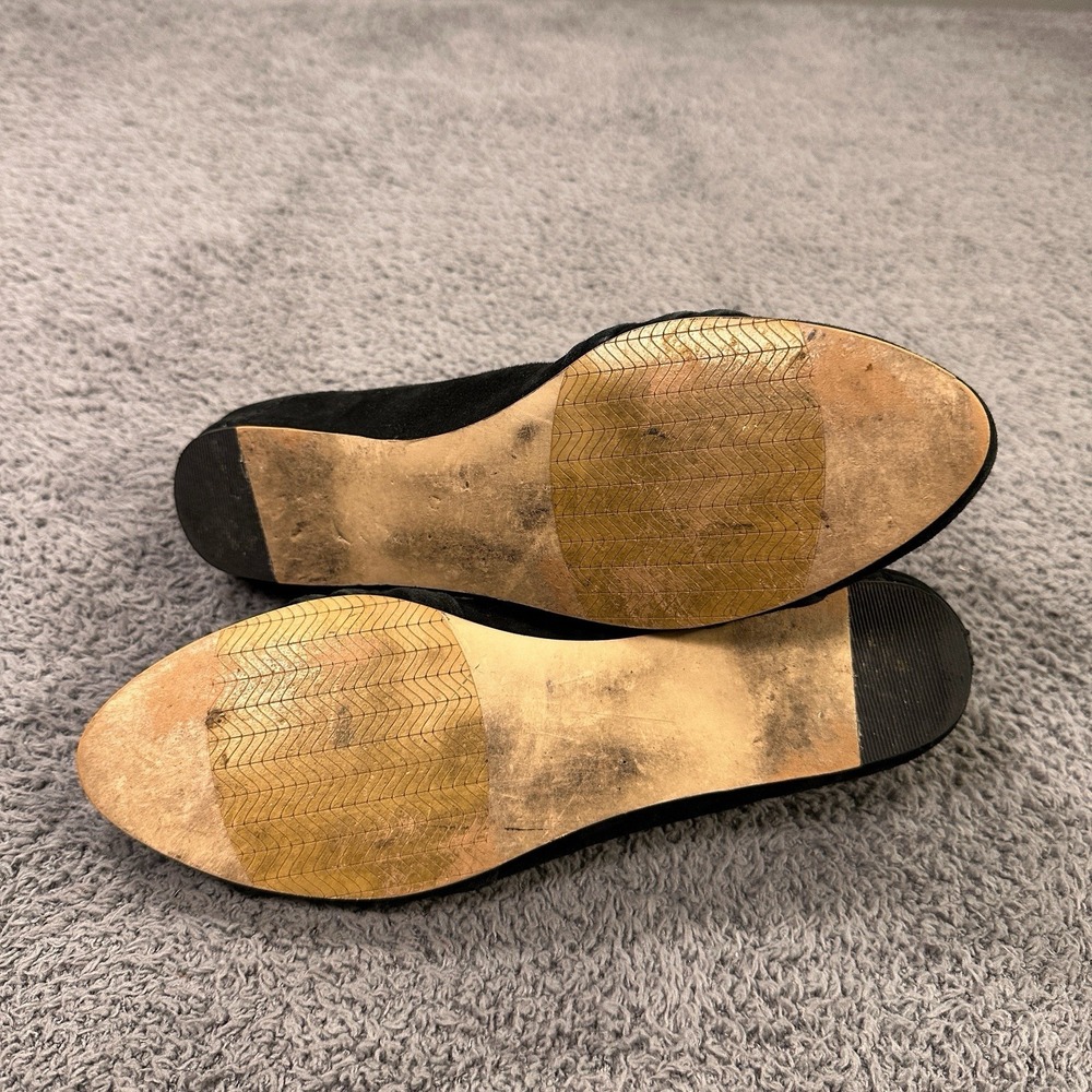 Nakedfeet Flats Womens 8.5 Black Suede Naos‎ Slip On Minimal Capsule Comfort - Picture 8 of 10